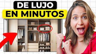 HAZ QUE TU CLOSET CAUSE IMPACTO! 11 IDEAS para un VESTIDOR DE REVISTA! Decoracion Elegante