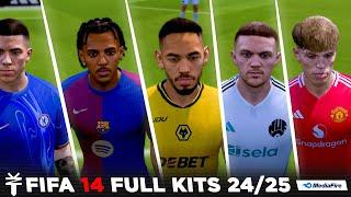 FIFA 14: FULL KIT PACK SEASON 24/25 ALL LEAGUES UPDATED (DIRECT LINK MEDIAFIRE)