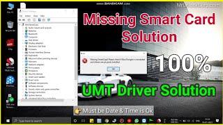 umt missing smart card | umt card driver download