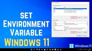 How to Set Environment Variables in Windows 11
