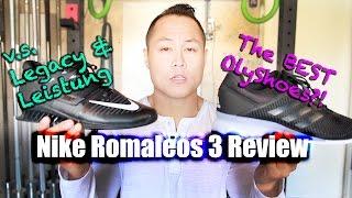 Nike Romaleos 3 WL Shoes Review - v.s. Legacy/Leistung