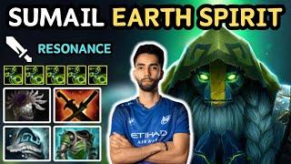  7.36b SUMAIL EARTH SPIRIT Midlane Highlights  Insane Play From SUMAIL - Dota 2