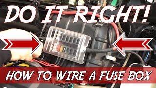 How to Wire UTV Accessories - Installing a Fuse Box