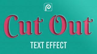 How to Create a Cut Out Paper Text Effect in Photopea