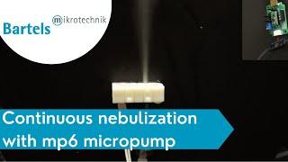 Continuous Nebulization with Micropump - Accurate and Digital | Bartels Mikrotechnik