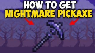How to Get Nightmare Pickaxe in Terraria | Nightmare Pickaxe craft Terraria