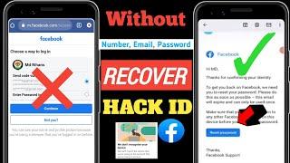 How to Recover Facebook Hacked account without Email and Phone number 2023 | fb hack recover 2023