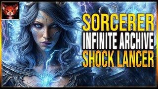 Eso Sorcerer Build | One Bar | Infinite Archive | The Shock Lancer ️