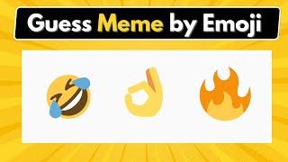  Meme Mystery: Guess the Meme by Emojis Challenge! ️‍️