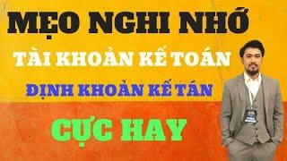 Cách ghi nhớ tài khoản kế toán và định khoản kế toán