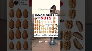 Discover the Nutritional Value of Nuts: The 100-Calorie Snack Guide. Check comments for healthy food