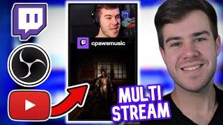 How To Multistream To YouTube Shorts Using OBS Studio 2024