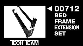 Tech Team's #00712 Extensions for Metal Bed Frames for Attaching Headboards and Footboards