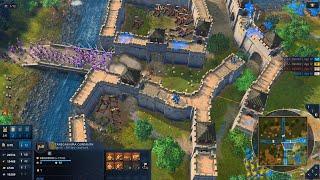 Age Of Empires 4 | Japanese Defensive Perfection: Walling In & Wiping Out