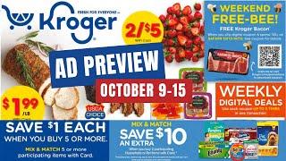 *MORE MEGA!* Kroger Ad Preview for 10/9-10/15 | Mega Sale, Weekly Digitals, Buy 2 Save $10, + MORE