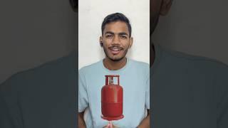 Gas cylinder लाल क्यों होता है? #facts #trending #youtubeshorts #india #viralvideo #shorts