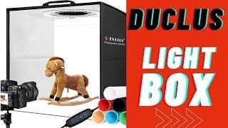 DUCLUS Photography Light Box REVIEW | Portable Small Compact