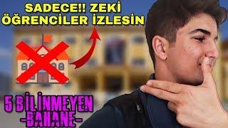 OKULA GİTMEMEK İÇİN RAPOR ALMA TAKTİKLERİ !! (Bilinmeyen Öğrenci Videosu)