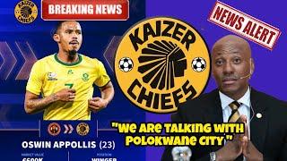 BREAKING NEWS‼️KAIZER JR BREAKS SILENCE ON OSWIN APPOLLIS TALKS ️CHIEFS TO SIGN APPOLLIS?