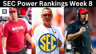 SEC Football Power Rankings Week 8? | Texas The Clear #1 | Georgia Has Big Questions?