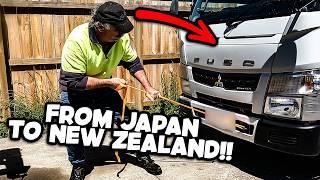 From Japan to My Backyard: Turning a Donor Truck Into a Dumpster Truck