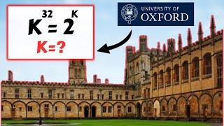 Oxford Entrance Exam Question | Tricky Math | Math Olympiad | Mathematics | Maths | Pi Nerds