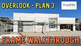 Overlook by Tri Pointe Homes Plan 3 Frame Walkthrough | New Construction Summerlin