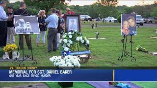 Memorial held for Sgt. Daniel Baker