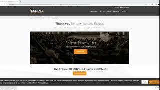 How to Install Eclipse IDE 2020-03 on Windows 10
