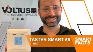 MDT Taster Smart 55 | KNX Taster mit Display und Temperaturfühler | Was kann er?
