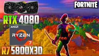 Fortnite Performance Mode - RTX 4080 + R7 5800X3D | 4K - 1440p - 1080p | Epic & Low