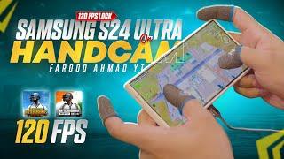 Samsung S24 Ultra handcam | 120 FPS Lock |  PUBG MOBILE 