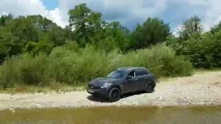 Штурмуем небольшую реку на инфинити (infiniti fx force little river)