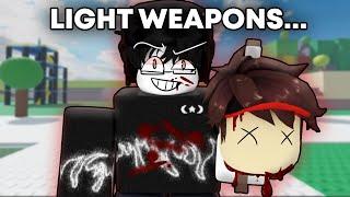 LIGHT WEAPONS are the BEST in COMBAT WARRIORS.. (ROBLOX)