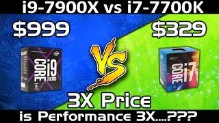 i9 7900X vs i7 7700K - Comparison