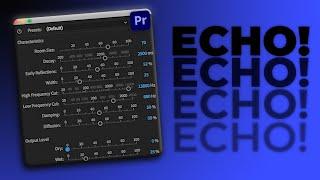 How to add *ECHO* sound effect to clips in Adobe Premiere Pro!