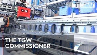 Commissioner - Tetris master lifting beam system | TGW