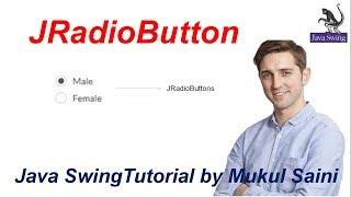 #8 Java Swing tutorial | JRadioButton in Java Swing