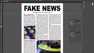 InDesign - Placing Images and Using Text Wrap