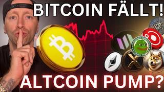 BITCOIN FÄLLTALLES EASY,,Seht euch das an''Altcoin PUMP? Krypto News! AQUA DOGE PRESALE!