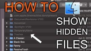 How to Show hidden files on Mac
