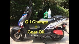 Kymco Agility 50 - Oil Change / Gear Oil Change