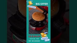 Burger Press Machine | Burger Maker | Multifunctional  #Bigsales #NewOffer #shorts #burger