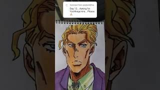 Artwork of yoshikage Kira from jojo bizarre adventures,plz can we reach 4k subs 