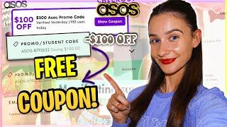 YOU have to use this $100 ASOS Discount Code (even if u have ordered before..) Asos Promo Code 2023!