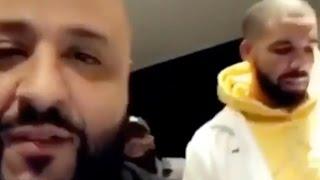 The Drake vocals came in, Drake in the studio with Dj Khaled