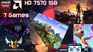 PC BUILD | 7 Games | DELL AMD Radeon HD 7570 1GB GDDR5 | Cam version | Part 3/3