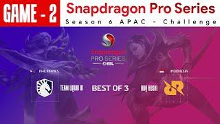 [Game - 2] Team Liquid PH vs RRQ Hoshi | Snapdragon Pro Series