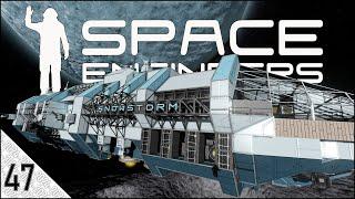 Space Engineers Survival (Episode 47) - Snowstorm LIFTOFF!! [2024]