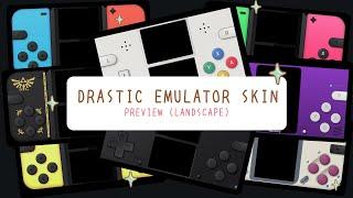 DraStic Emulator Skin Preview (Landscape) |  Cute & Realistic Skins | Mobile Gaming